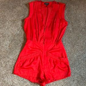 Red Bebe romper
